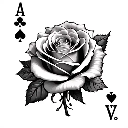 Aces Roses Hourglass