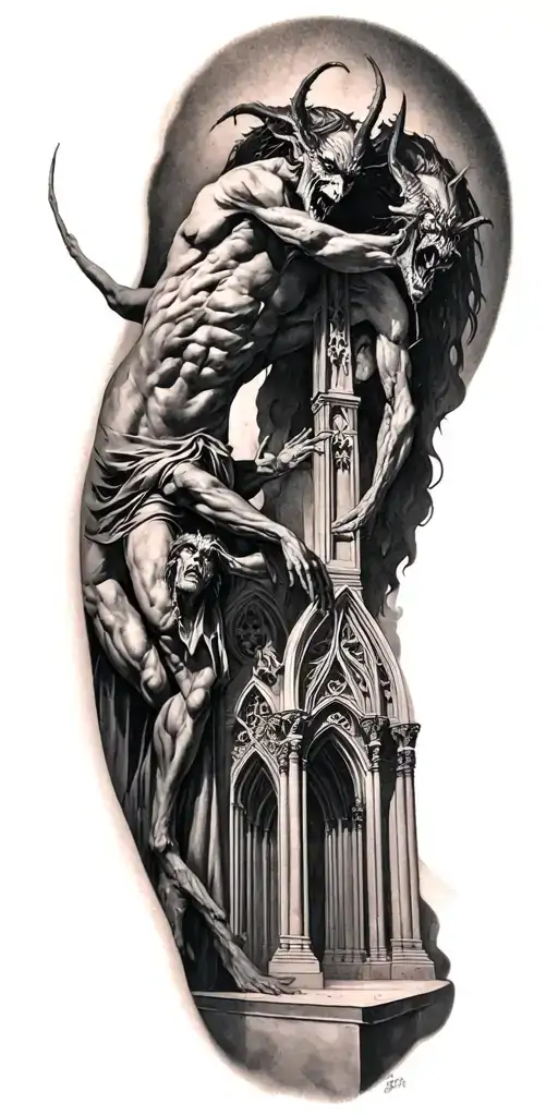 Demons Trapped In A Cathedral Realism