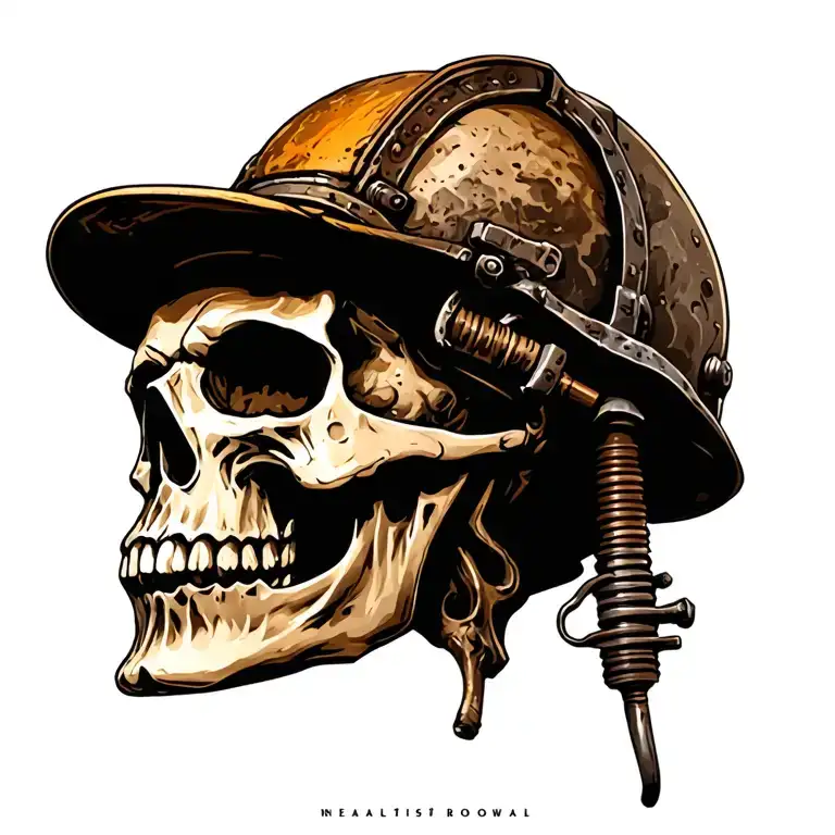Coal Miner Skull