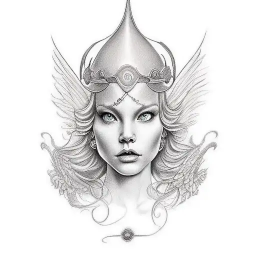 Name Bles'synn With The Angel Halo On Top Of The B