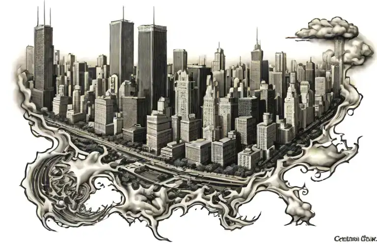 Chicago Skyline Buildings