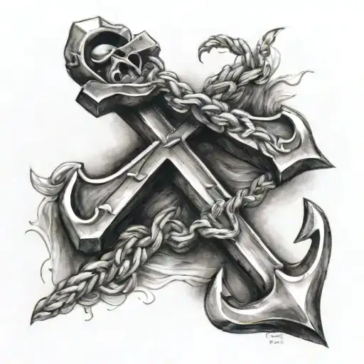 Anchor And Cross