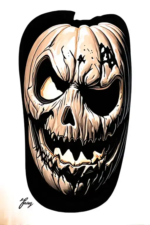 Scary Jack O Lantern