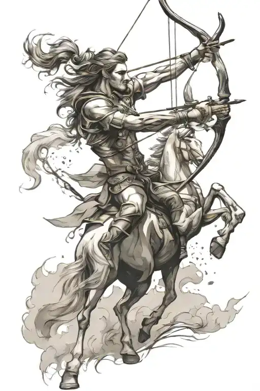 Centaur Archer Shooting Arrow