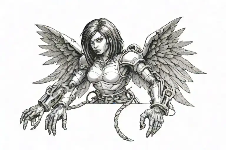 Battle Angel Wrapped In Shackles