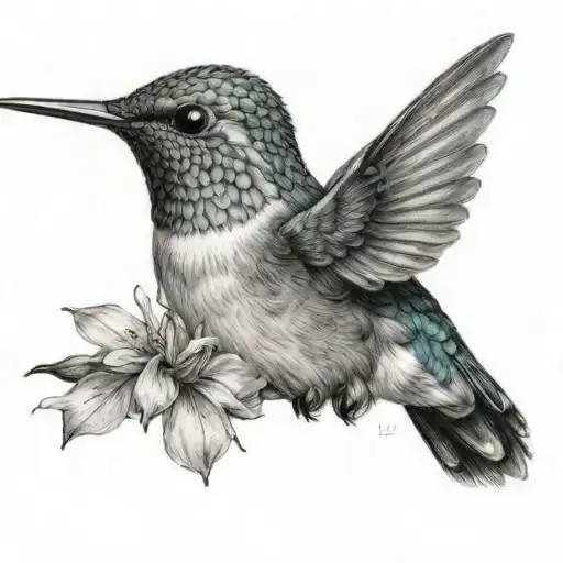 Hummingbird Hovering