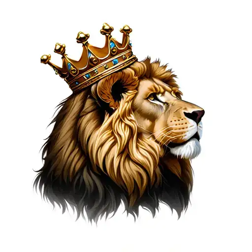 Lion With Crown