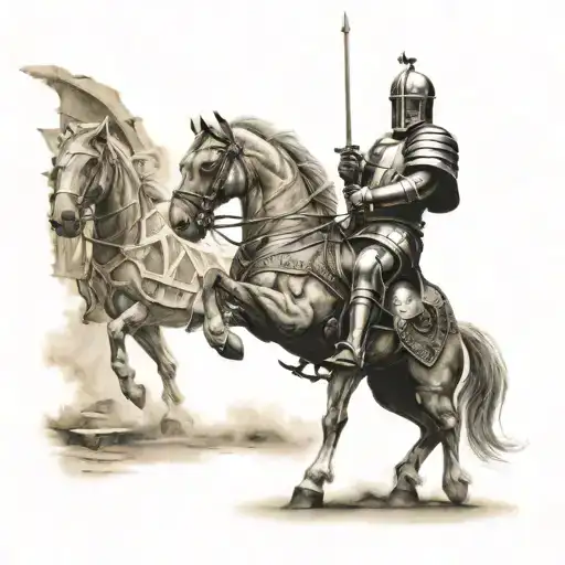Knight On A Horse