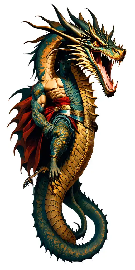 Saint George Killing A Dragon