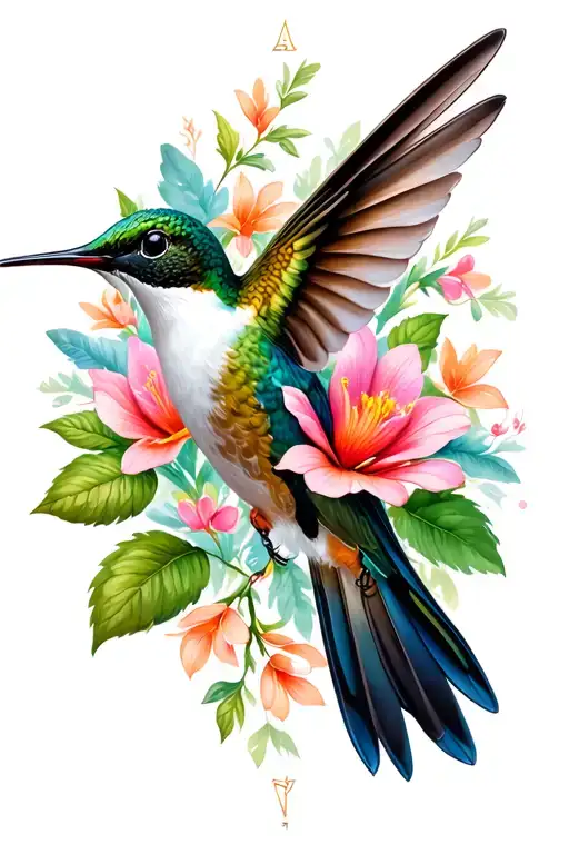 Compass Humming Bird Flowers