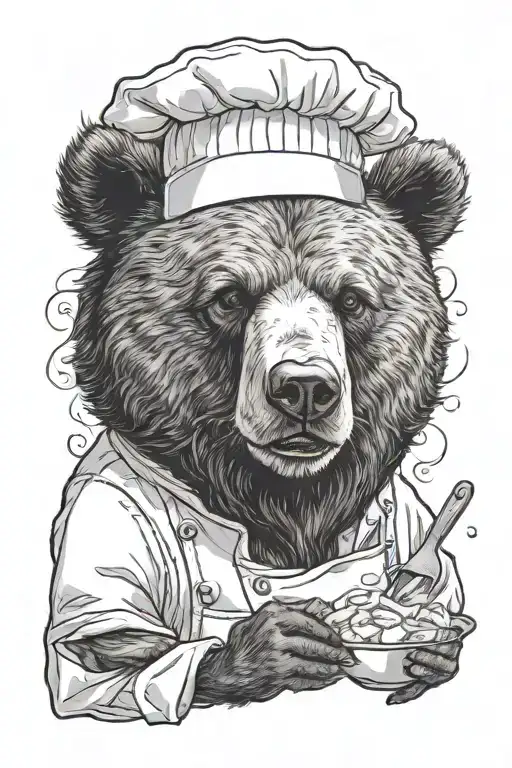 A Sarcastic Bear Who Is A Chef