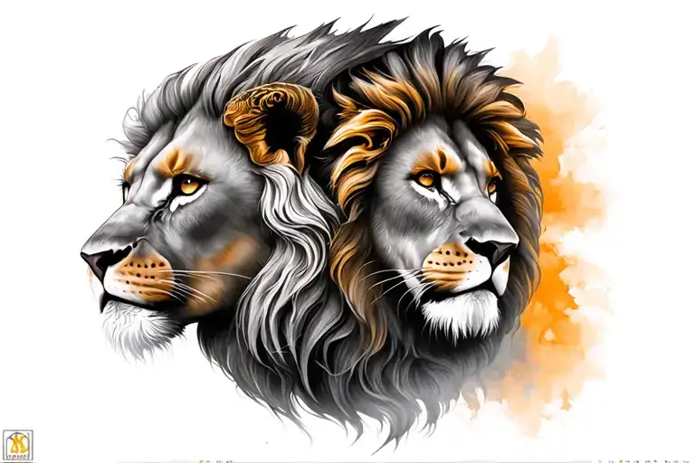 Lion Half Sleve Tattoo Of Lethe