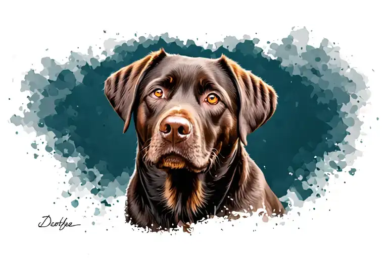 Labrador X American Staff Hell Hound Dog