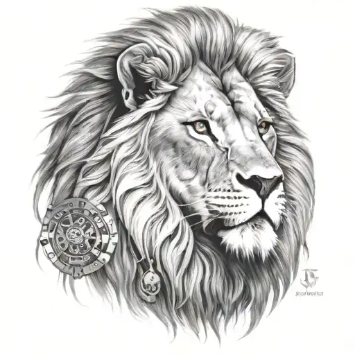 Lion With Roman Numerals October 30 2022