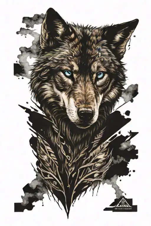 Wolf Blue Eyes