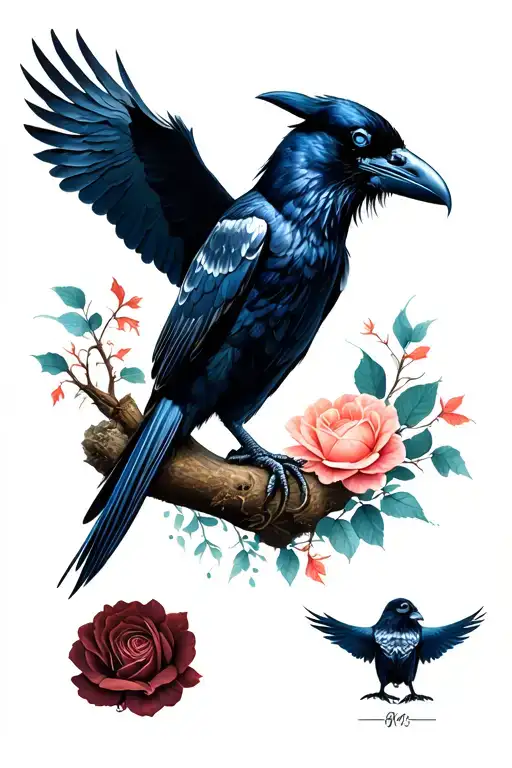 Surrealist Raven