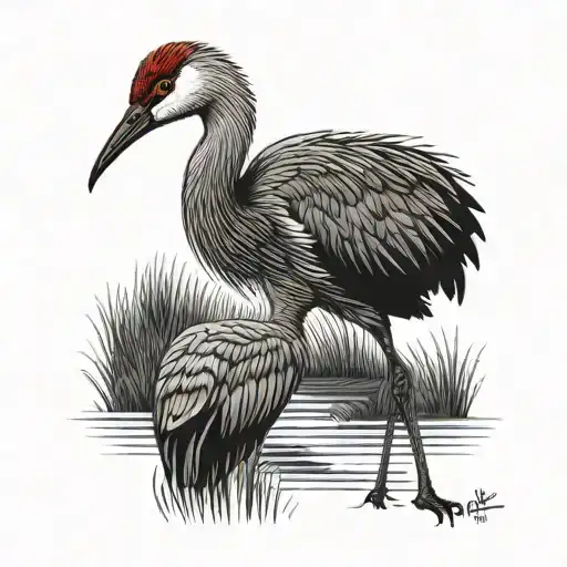 Sandhill Crane Love You