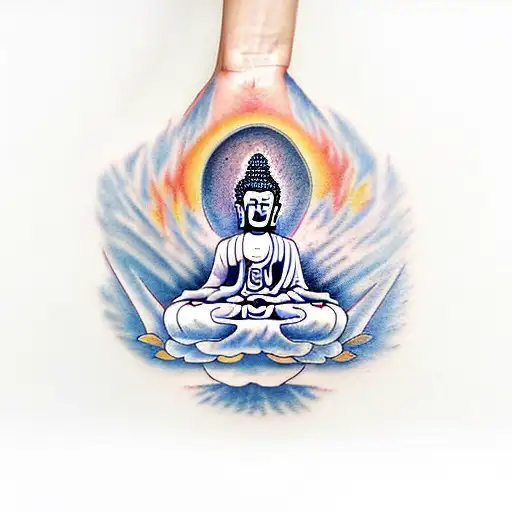 Buddha Grabbed By A Demon