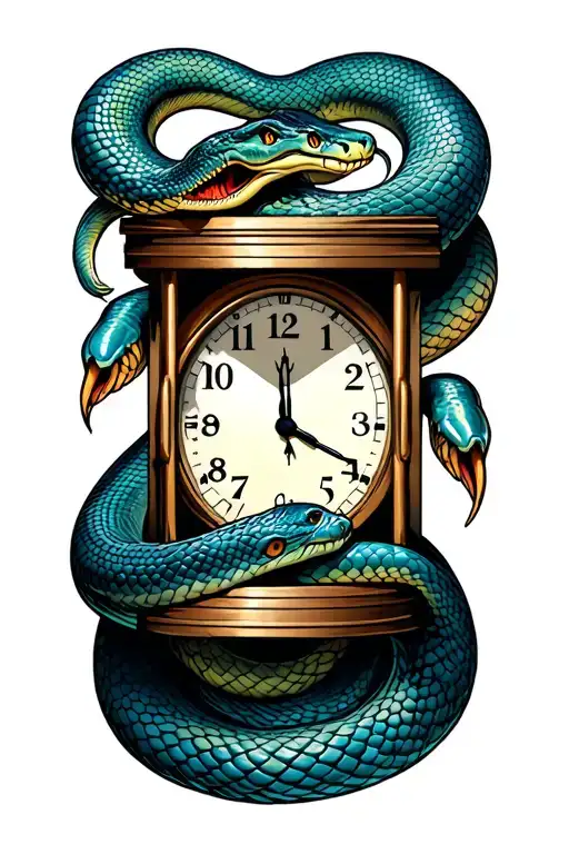 Snake With Sandclock