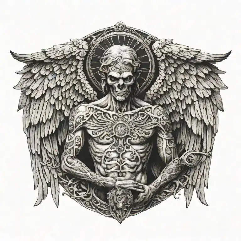 Angel Death Love Family Strength Courage