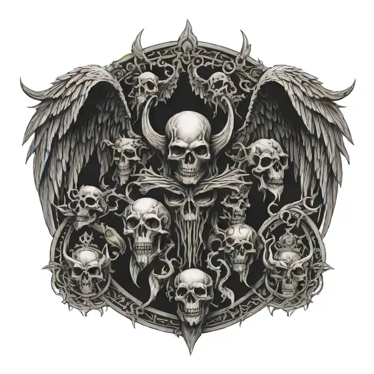 Death Angel Love Family Strength Courage Bravery Honor Demon