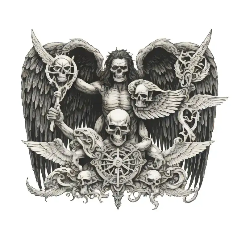 Death Angel Love Family Strength Courage Bravery Honor Demon