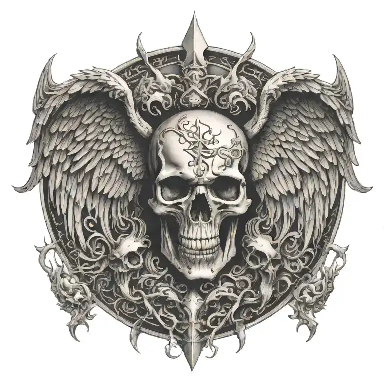 Death Angel Love Family Strength Courage Bravery Honor Demon