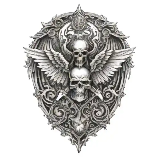 Death Angel Love Family Strength Courage Bravery Honor Demon