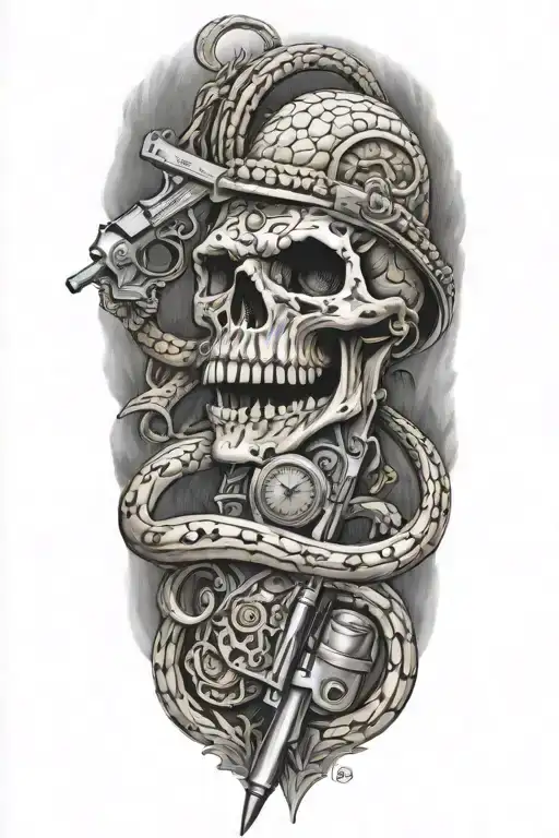 Don't Tread On Me Pistols Surrounded