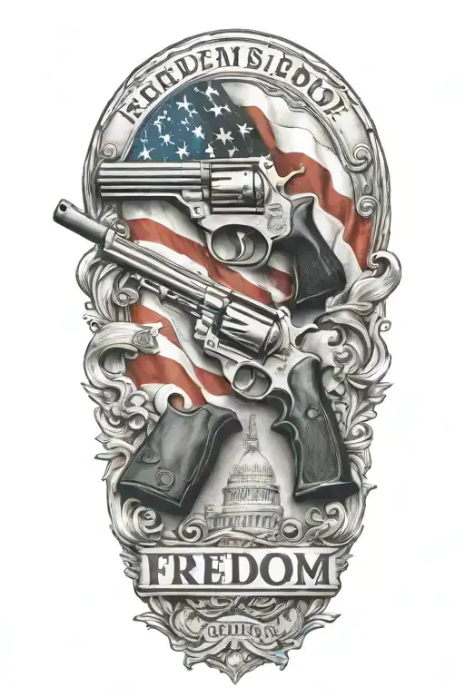 Freedom Is Not Free Guns