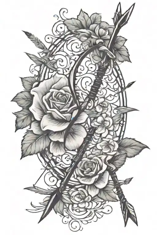 Bow And Arrow Simple