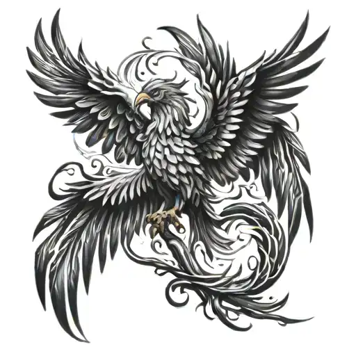 Phoenix Rising From The Ashes