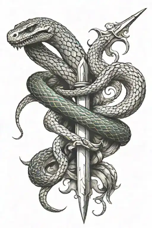 Dagger And Snake