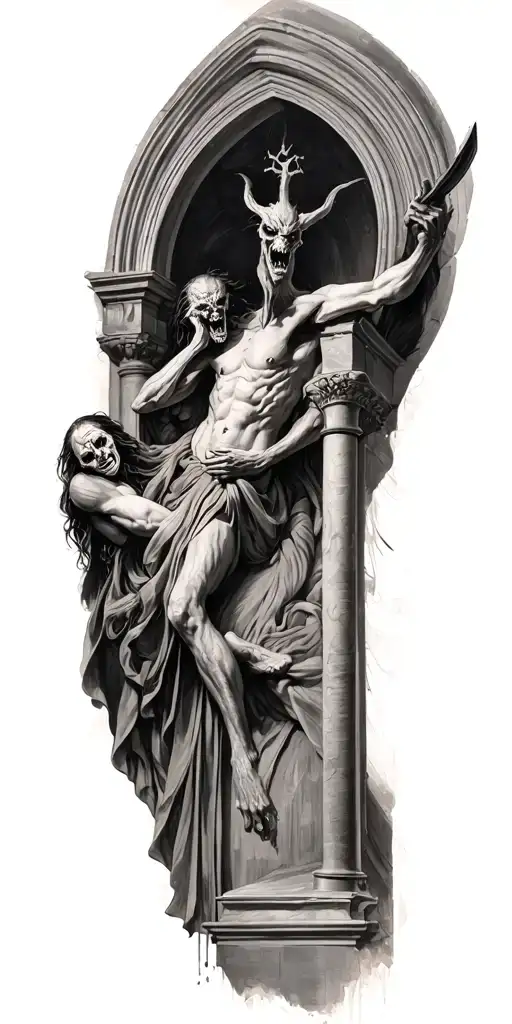 Demons Trapped In A Cathedral Realism