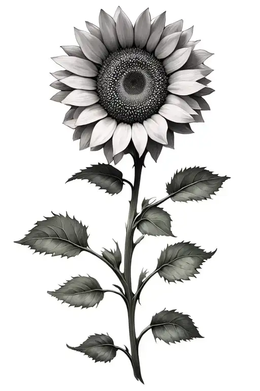 Sunflower With A Few Pedals Turning Into Puzzle Pieces