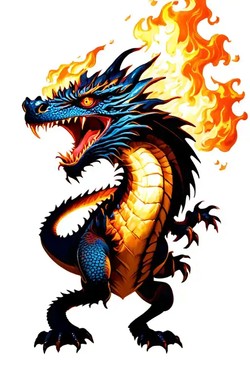 Dragon Breathing Fire