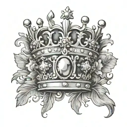 Queen's Crown With A Capital S Inside