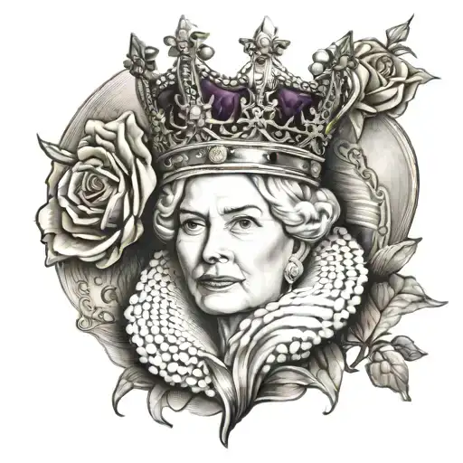 Queen Crown With Soraya Inside