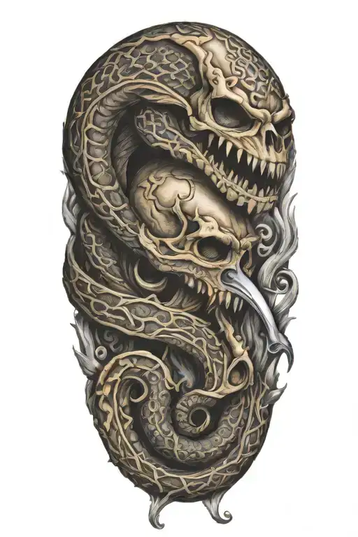 Don't Tread On Me Morphing Into Flintlock Pistols