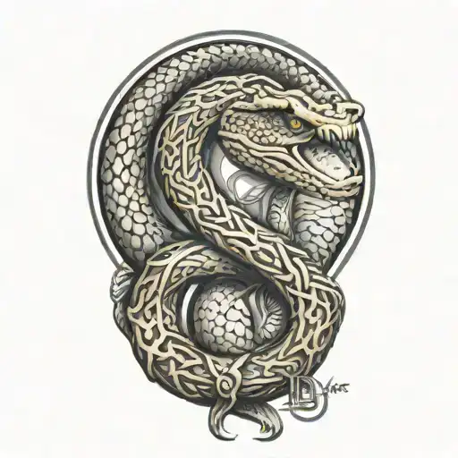 Don't Tread On Me Made Of Pistols