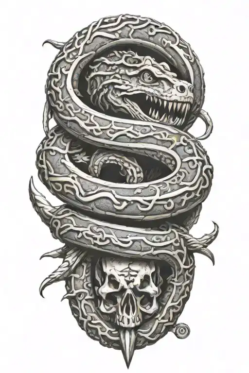 Don't Tread On Me Made Of Flintlock Pistols Crossing Each Other