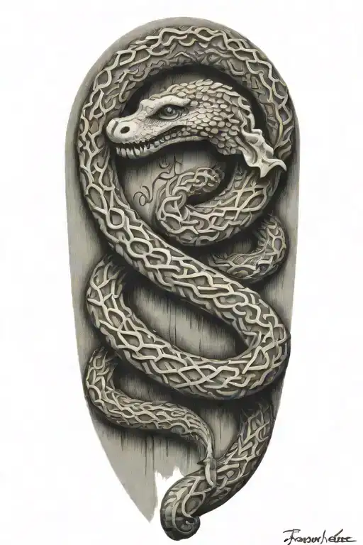 Don't Tread On Me Made Of Flintlock Pistols