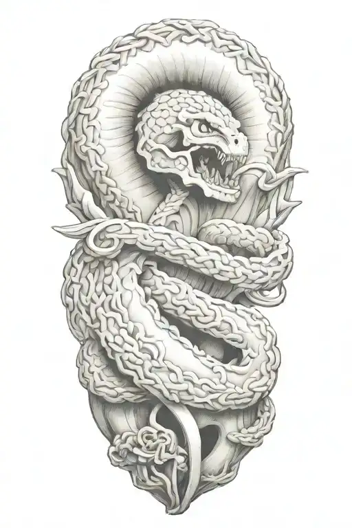 Don't Tread On Me Made Of Flintlock Pistols