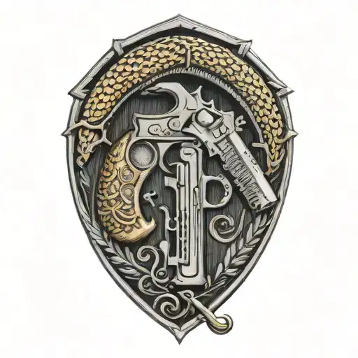 Gadsden Flag Pistols Crossing