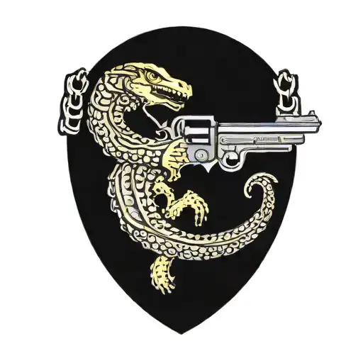 Gadsden Flag Pistols Instead Of Snake