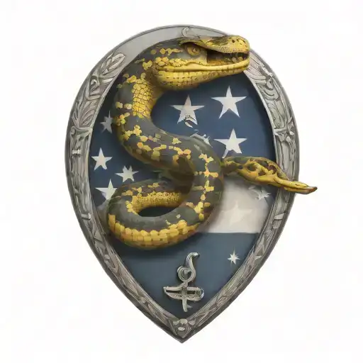 Gadsden Flag Pistols Instead Of Snake