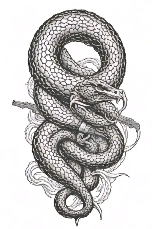 Gadsden Flag Guns In Place Of Snake