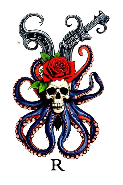 Octopus And Guns N Roses