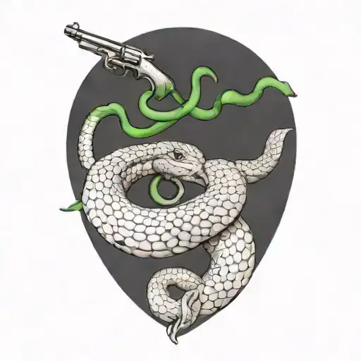 Don't Tread On Me Pistols Instead Of Snake