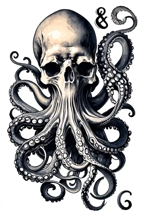 Octopus And Guns N Roses Intertwined